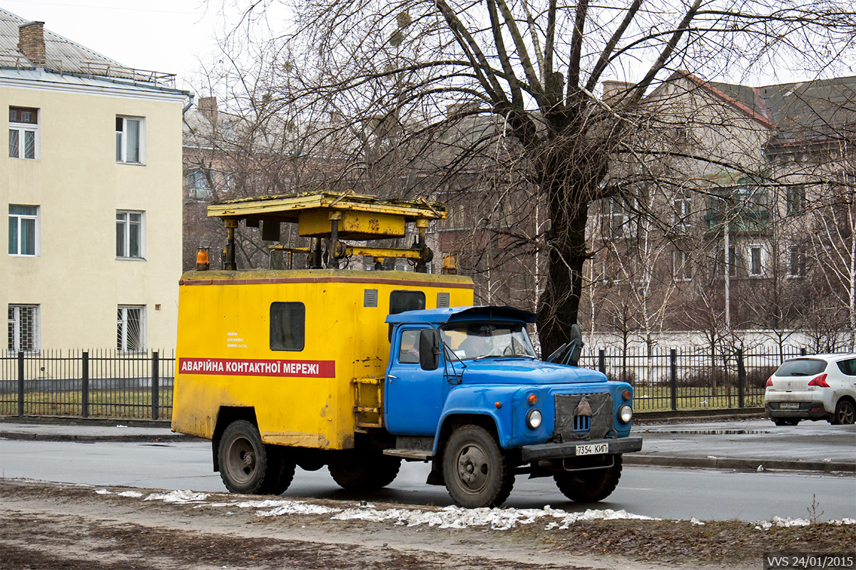 Автоподъёмник АТ-70 #7354 КИП. Киев, улица Ивана Сергиенко