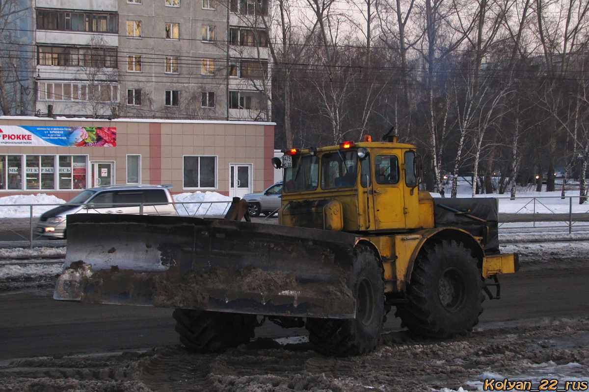  Трактор К-701 со снегоуборочным отвалом #9475 МС 22. Алтайский край, Барнаул, улица Попова