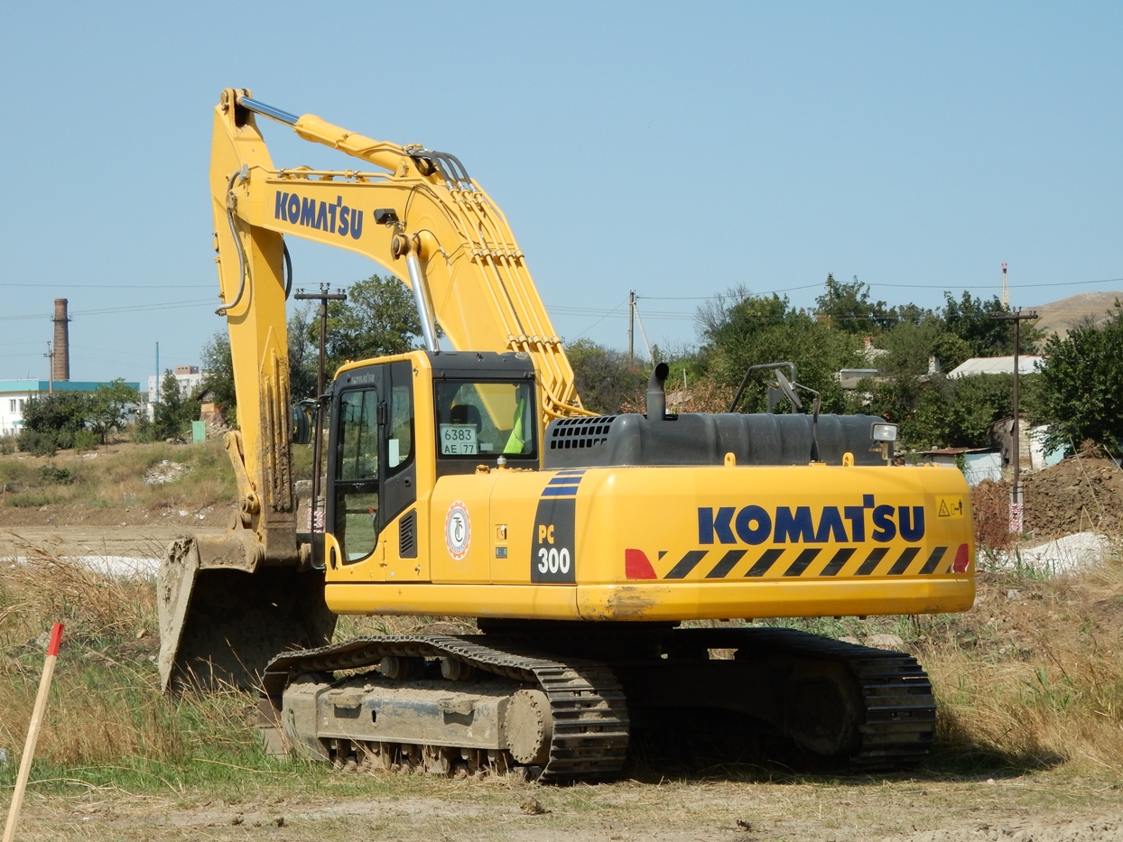 Экскаватор Komatsu PC300 #6383 АЕ 77. Крым, Керчь