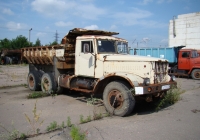 Самосвал КрАЗ-256Б1 #7632 КДО. Украина, Кировоградская область, Александрийский район, Константиновский буроугольный разрез (село Ягодное)