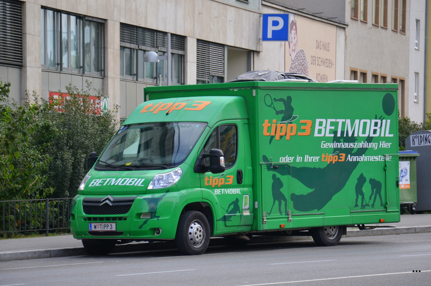 Фургон на шасси Citroen Jumper #W TIPP 3. Австрия, Вена