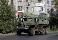 Автокран КС-2573 на шасси Урал-43202 #5049 НК 50. Калуга, Новаторская улица