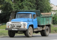 Самосвал ЗИЛ-ММЗ-4502 на шасси ЗИЛ-130Д1 #С 580 СЕ 54. Новосибирск, улица Одоевского