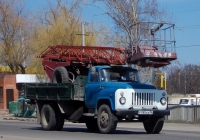 Автоподъёмник АП-17А на шасси ГАЗ-53-12 #Е 085 ЕА 36. Воронежская область, г. Острогожск, улица Карла Маркса