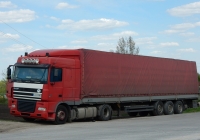 Седельный тягач DAF XF 95.380 #LLU 03325. Липецкая область, Елецкий район, село Екатериновка