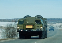 Автомобиль МАЗ-7310 #5845 АН 50. Воронежская область, Острогожский район, автодорога Р-194 "Воронеж - Луганск"