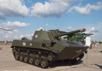Самоходная артиллерийская установка 2С9 "Нона-С" №196. Иваново, аэродром Северный