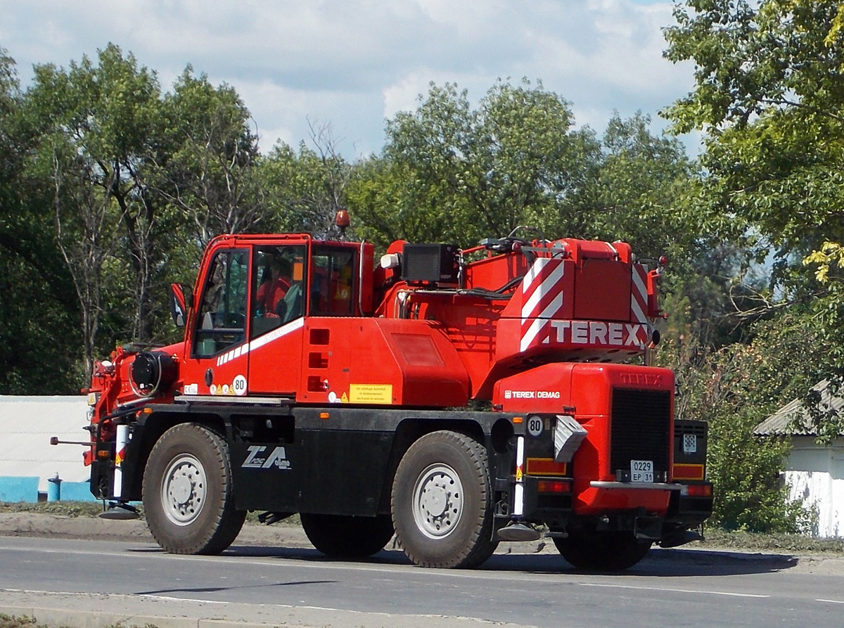 Кран Terex-Demag AC 30 City #0229 ЕР 31. Белгородская область, г. Алексеевка, улица Тимирязева