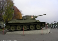 Танк Т-34-76 №112. Москва, парк Победы