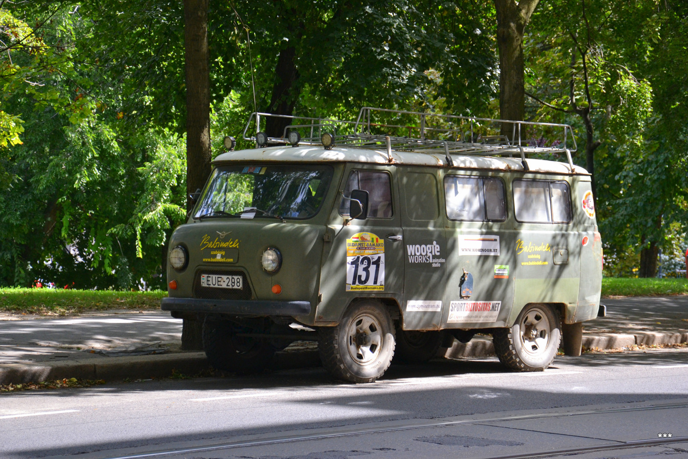 Микроавтобус на базе УАЗ-452 #EUE-298. Венгрия, Будапешт