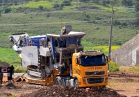 Cедельный тягач Volvo FH16 #99-990-12 с полуприцепом-тяжеловозом. Израиль, Хайфа
