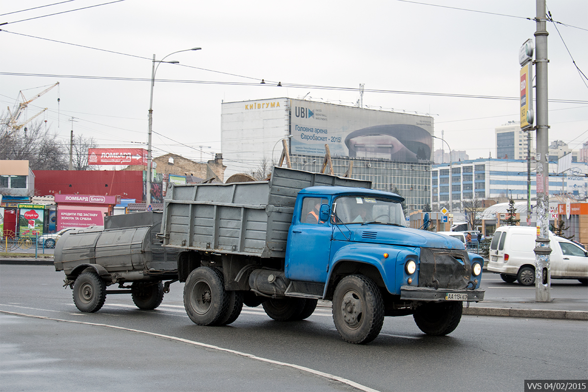Самосвал ЗиЛ-ММЗ-4502 #АА 1134 КО. Киев, Московская площадь