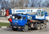 Автокран КС-55713-1К "Клинцы" на шасси КамАЗ-65115 #Р 384 КО 31. Белгородская область. г. Алексеевка, улица Тимирязева
