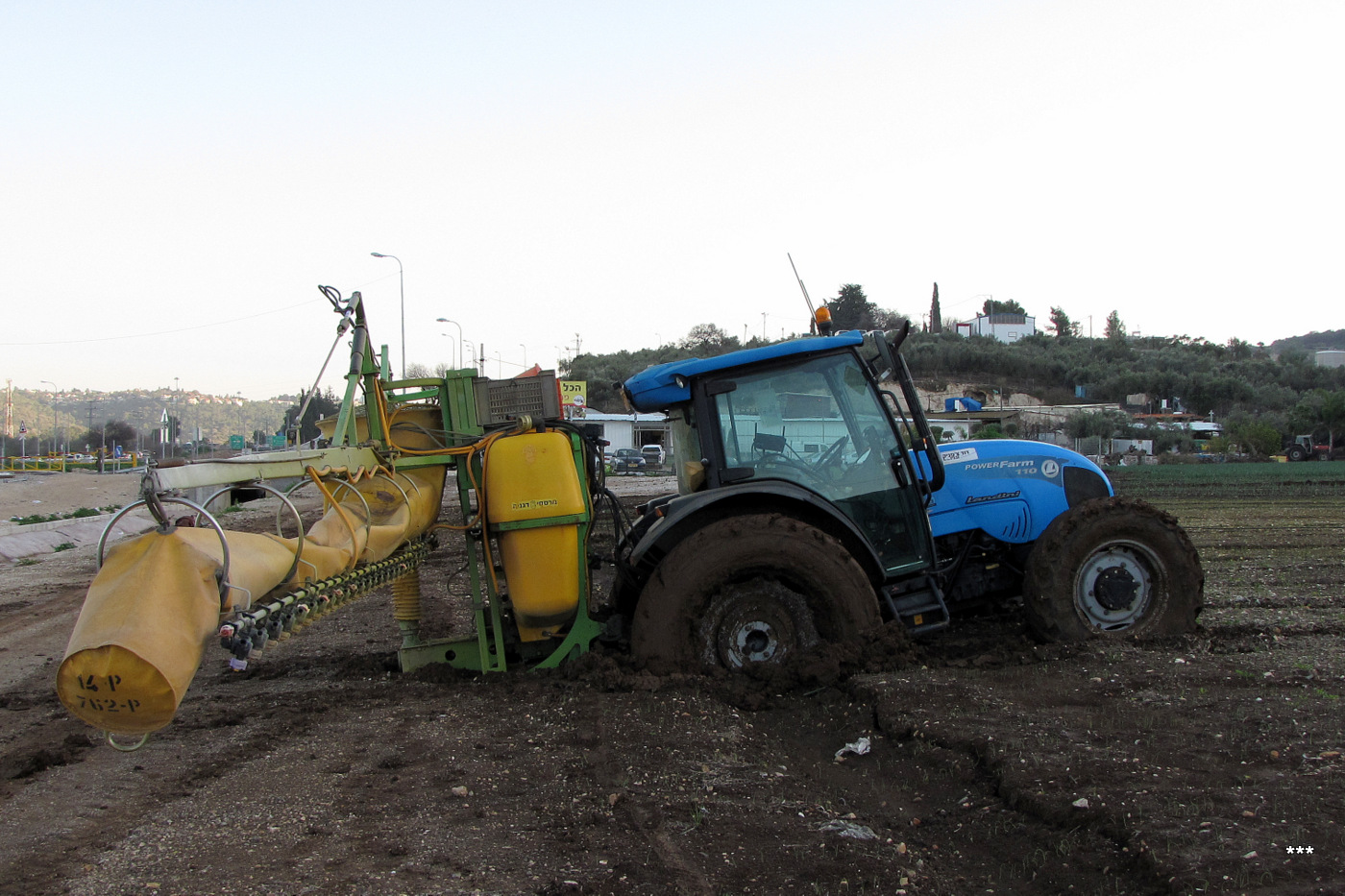 Трактор Landini Powerfarm 110. Израиль, Хайфский округ