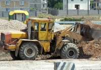 Погрузчик ПК-6 на базе трактора К-702 #Т 0845 КМ. Севастополь