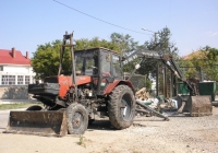 Погрузчик ПЭ-Ф-1А на базе трактора ЮМЗ-6АКМ-40. Севастополь