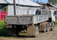Бортовой полуприцеп #АТ 4312 66 с седельным тягачом КамАЗ-54115. Свердловская область, Карпинск, улица 8 марта