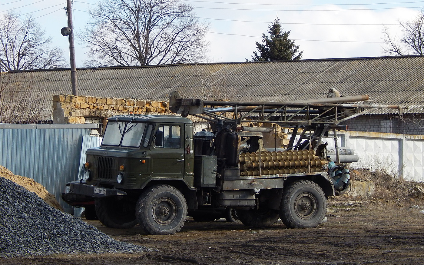 Буровая установка УГБ-1ВС на шасси ГАЗ-66-11 #Н 778 АТ 31. Белгородская область, г. Алексеевка, Трудовая улица