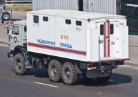 Автомобиль медицинской помощи на шасси КамАЗ-43114 #A 514 DZ Службы спасения г.Алматы. Алматы, проспект Раимбека