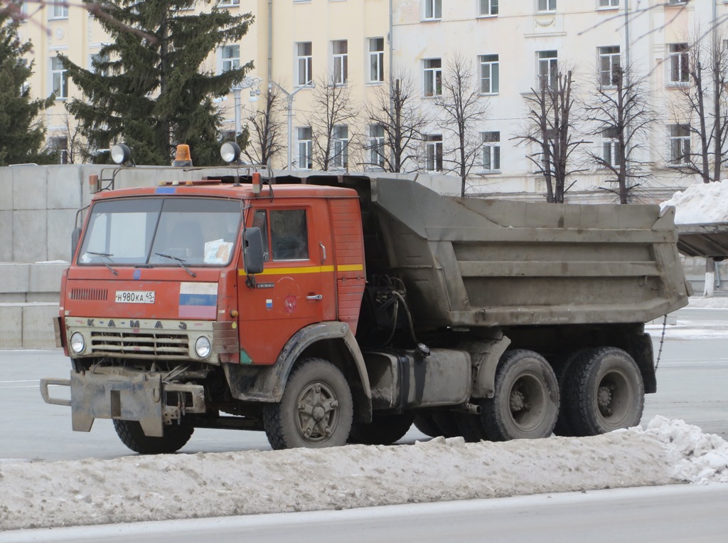 КамАЗ-5511 #Н 980 КА 45. Курган, улица Гоголя