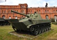 Самоходная артиллерийская установка 2С9 "Нона-С". Санкт-Петербург, Музей артиллерии, инженерных войск и войск связи