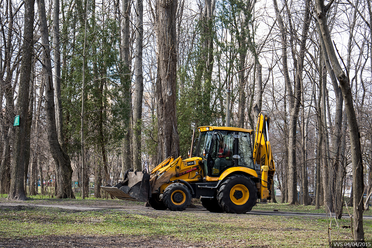 Экскаватор-погрузчик JCB 3CX #07921 КС. Киев, Голосеевский парк им. Максима Рыльского 