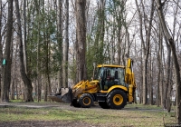 Экскаватор-погрузчик JCB 3CX #07921 КС. Киев, Голосеевский парк им. Максима Рыльского 