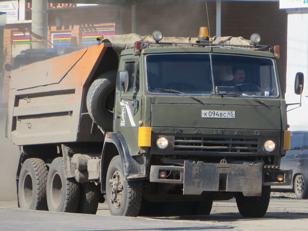 Самосвал КамАЗ-55111 #К 094 ВС 45. Курган, улица Куйбышева