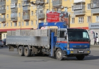 Бортовой автомобиль с КМУ Nissan Diesel* #К 928 КМ 45. Курган, Пролетарская улица