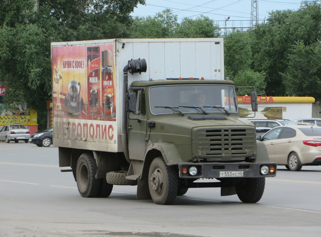 Автомобиль-фургон на шасси ЗиЛ-433360 #Т 553 КС 45. Курган, Станционная улица
