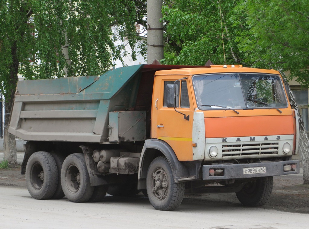 Самосвал КамАЗ-55111 #Х 989 КН 45. Курган, улица Куйбышева 