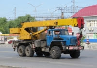 Автокран КС-45721 "Челябинец" на шасси Урал-4320-40 # М 487 КУ 45. Курган, Станционная улица