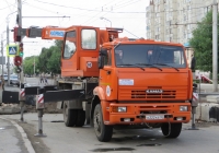 Автокран КС-35719-8А "Клинцы" на базе шасси КамАЗ-53605 #О 222 КЕ 45. Курган, улица Куйбышева