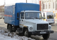 Высоковольтная лаборатория на шасси ГАЗ-3309 #В 563 КУ 45. Курган, улица Куйбышева