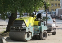 Каток Ammann AV 40-2К. Курган, улица Савельева