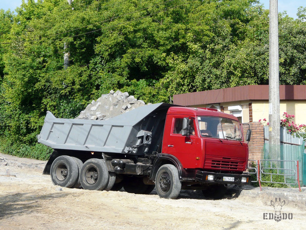 КамАЗ-55111 #ВО 7548 АВ . Тернополь, Збаражская улица