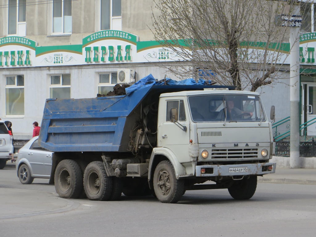 Самосвал КамАЗ-55111 #М 464 ЕР 45. Курган, улица Куйбышева