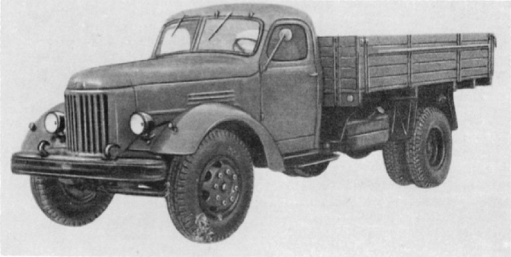 Грузовой автомобиль ЗиС-164А.  