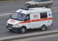 АСМП ГАЗ-32214 "Газель" #A 754 DE. Алматы, улица Саина