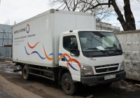 Фургон на шасси Mitsubishi Fuso Canter #О 621 КА 197. Москва, улица Новая Ипатовка 
