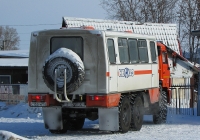 Вахтовый автобус НефАЗ-4208-03 на шасси КамАЗ-43114 #С 152 РМ 154. Новосибирская область, Коченёво, проспект Марковцева