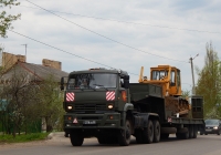 Седельный тягач КамАЗ-65225 # 1378 АО 50 с полуприцепом-трейлером. Воронежская область, г. Острогожск, улица Кирова