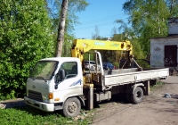 Самопогрузчик на базе бортового автомобиля Hyundai HD72 #М 099 НЕ 178. Россия, Архангельская область, Архангельск, Воскресенская улица