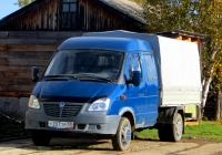 Бортовой грузовик с двухрядной кабиной ГАЗ-33023 "Газель" #У 207 ТР 59. Свердловская область, Серовский район, с.Андриановичи