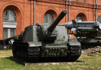 152-мм самоходная установка ИСУ-152. Санкт-Петербург, Музей артиллерии, инженерных войск и войск связи