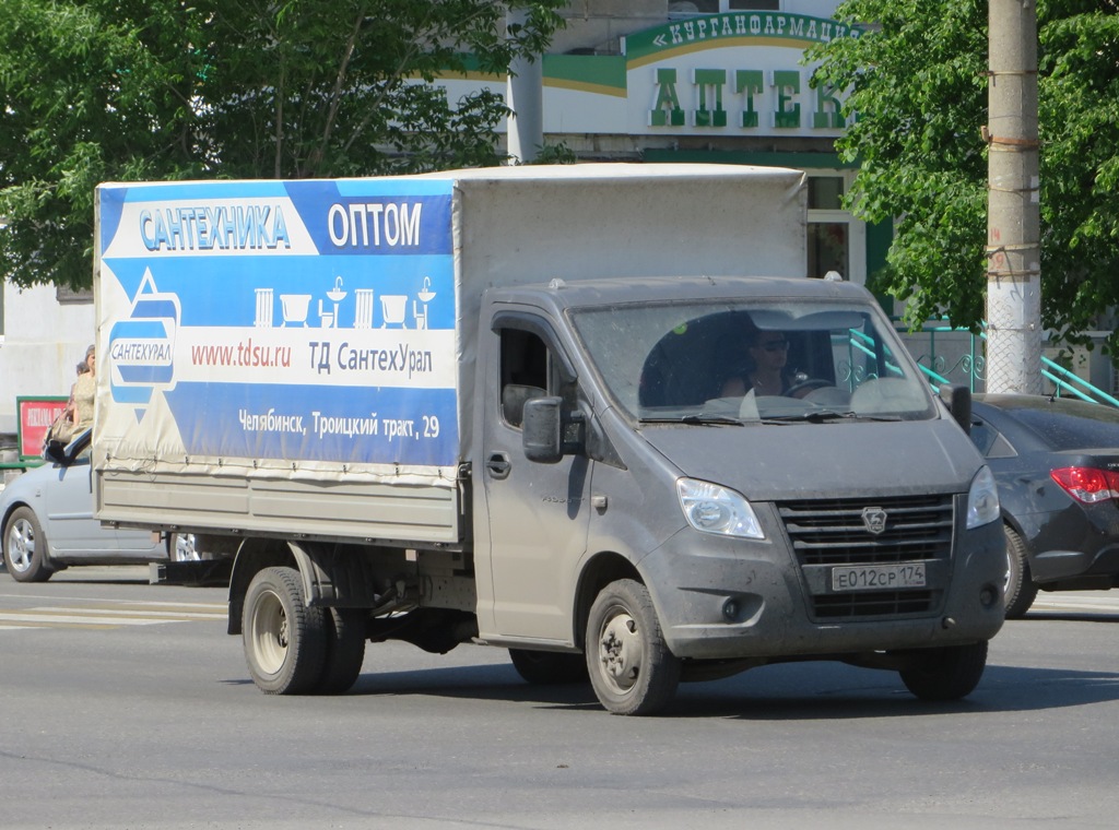 Автомобиль ГАЗ-А23R22 "Газель Next" #Е 012 СР 174. Курган, улица Куйбышева