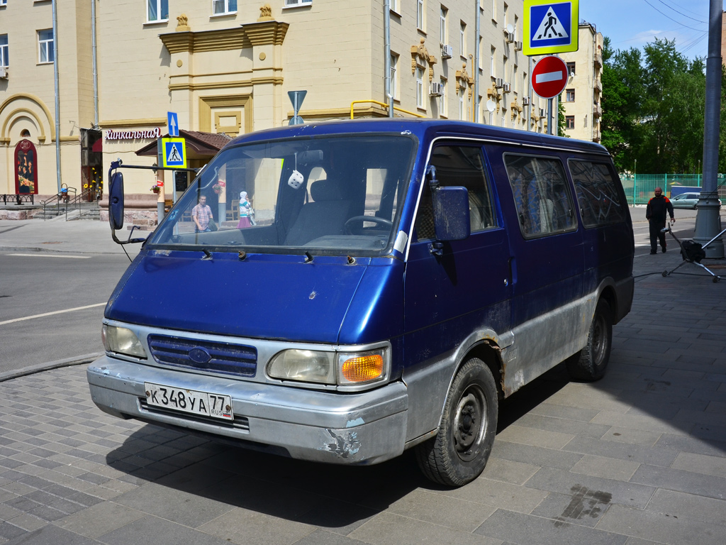Микроавтобус Kia Besta #К 348 УА 77. Москва, улица 10-летия Октября