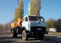 Автоцистерна АЦ-8-5334 на шасси МАЗ-5334 # Н 728 АК 31. Белгородская область, г. Алексеевка, Опытная станция