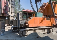 Бурильно-сваебойная установка Hitachi PD100-89R. Алматы, проспект Абая