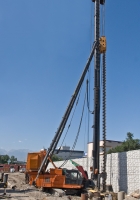 Бурильно-сваебойная установка Hitachi PD100-89R. Адматы, проспект Рыскулова